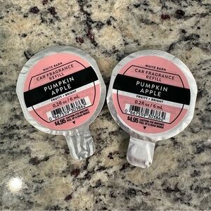 Bath & Body Works: Two 0.2 Fl Oz Pumpkin Apple Car Fragrance Refills